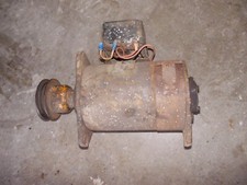 Minneapolis Moline Mm Tractor Working 6v Generator Assembly W/ Belt Drive Pulley