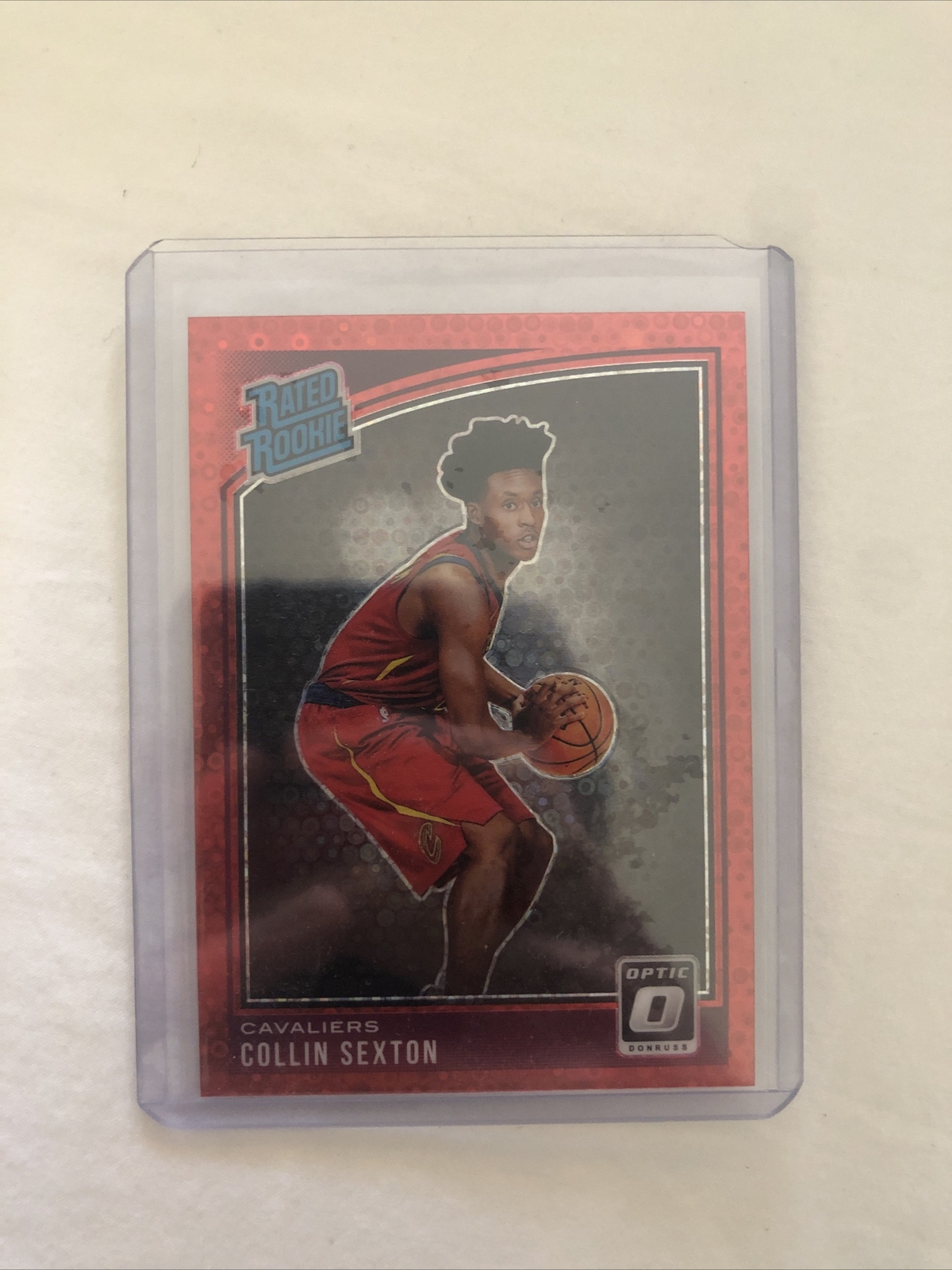 Collin Sexton 2018-19 Optic Red Fast Break Disco /85 Rated Rookie Card No. 180