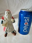 SANTA CLAUS 4.5" Ceramic Christmas Figurine Kris Kringle Holiday Decoration  — photo 3