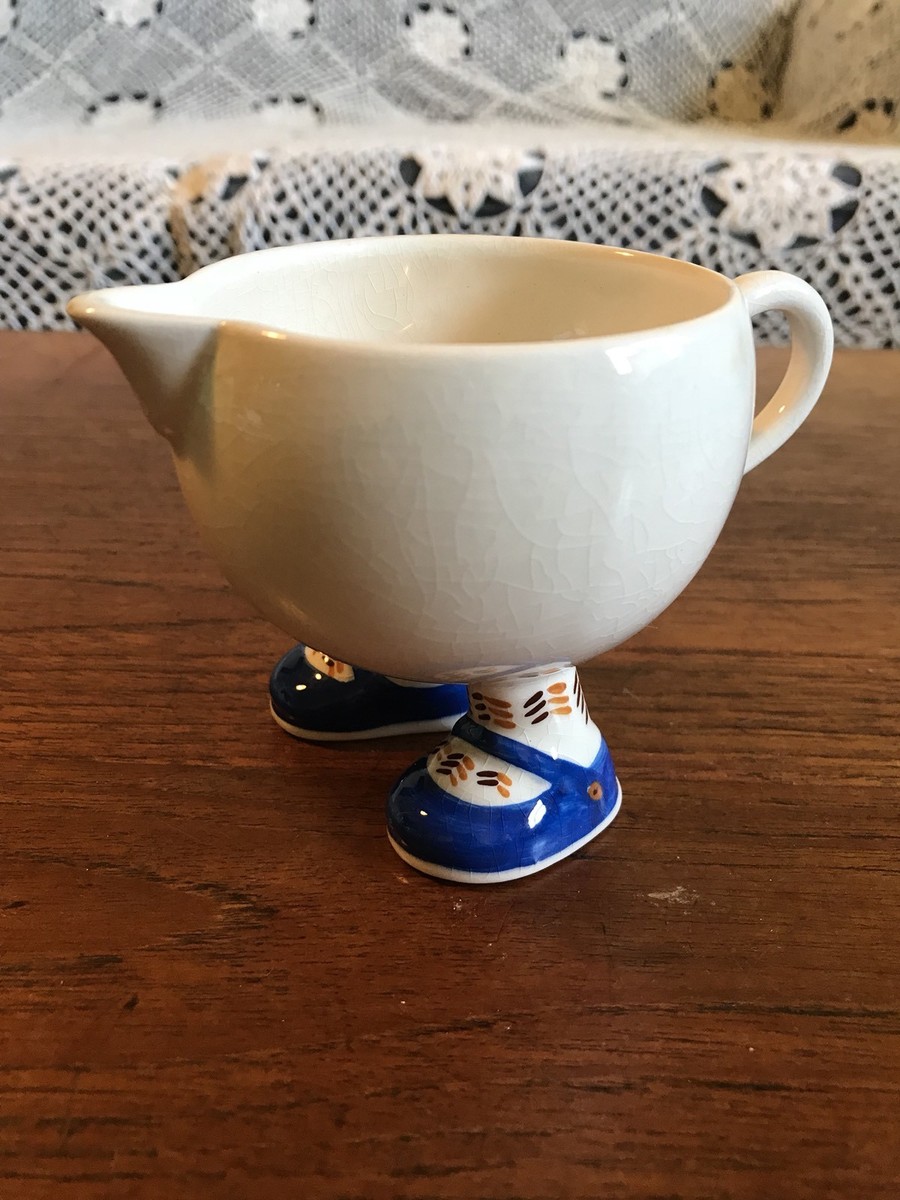 Vintage Carlton Ware 'Walking Ware' Milk Jug Blue Shoes
