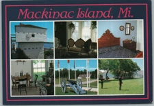Vintage Postcard Mackinac Island Michigan Great Lakes Fort