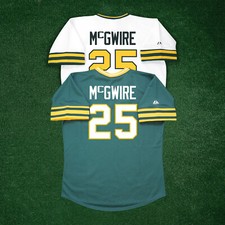 Mark McGwire 1979 Oakland Athletics Cooperstown Home & Road Throwback Jersey