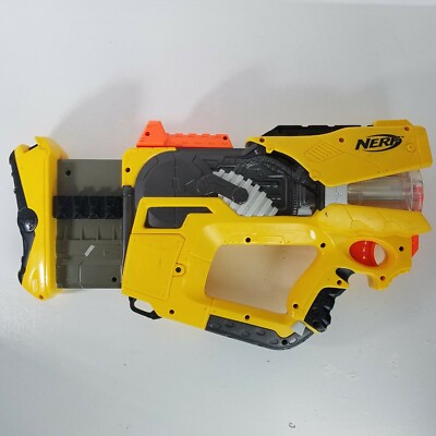 Nerf N-Strike Firefly Rev-8 Blaster Dart Gun Working Flashing