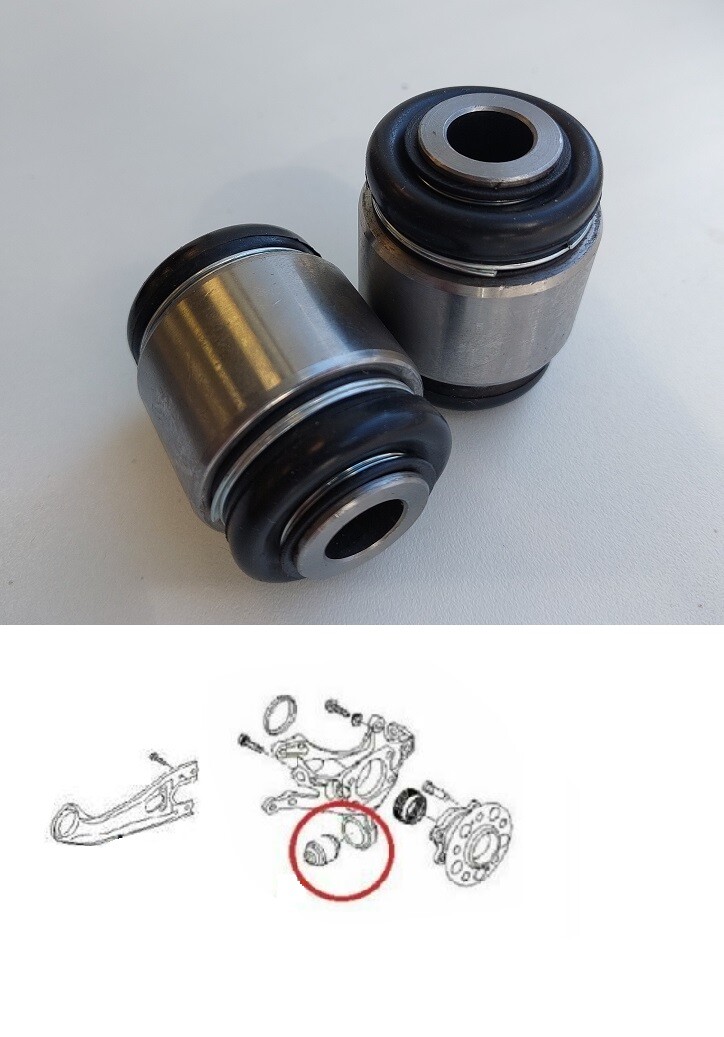 Rear Control Arm Hub Knuckle Bushes Bushings for Hyundai i30 (2007-2012 ...