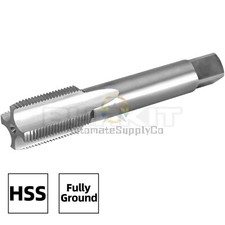 3/4"-16 UNF Thread Tap Left Hand, HSS 3/4 x 16 UNF Straight Fluted Machine Tap