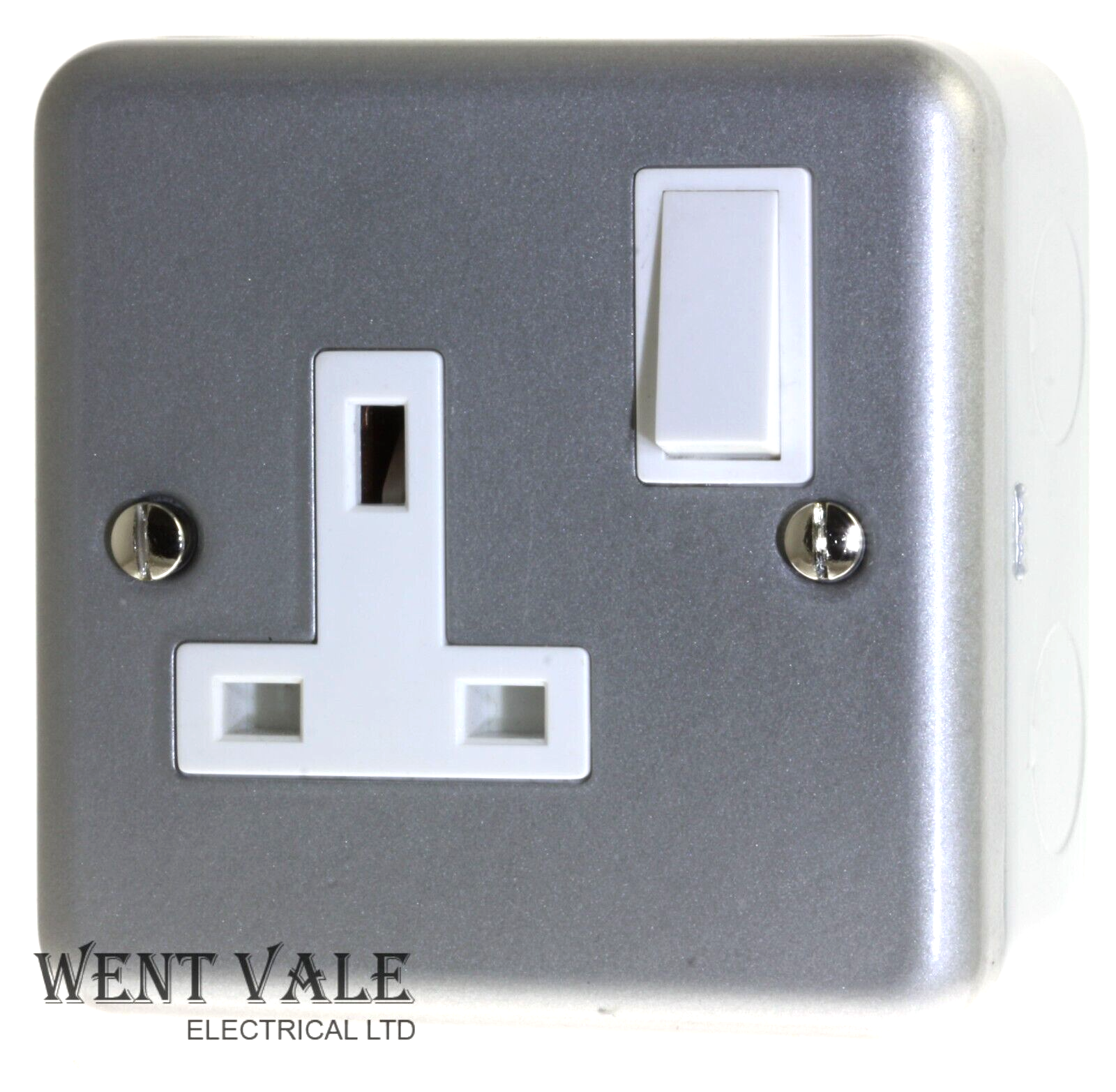 Greenbrook Metalclad Range - MC611 - 13a Single D/Pole Switched Metalclad Socket