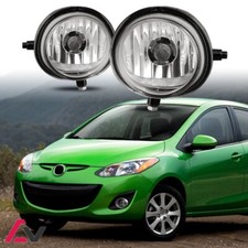 Pair Bumper Fog Lights 2004-2015 For Mazda Clear Lens Lamps Replacement Bulbs Pair Bumper Fog Lights 2004-2015 For Mazda Clear Lens Lamps Replacement Bulbs