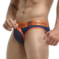 Men Briefs Underwear Men's Open Front Enlarge Sexy Sponge Cup Pad Men's Panties