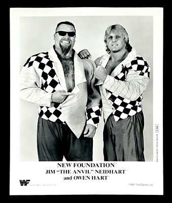 WWE NEW FOUNDATION P-058 OFFICIAL LICENSED ORIGINAL 8X10 PROMO PHOTO FROM 1991