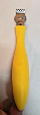 Citrus Zester Bar Tool; Yellow Handle