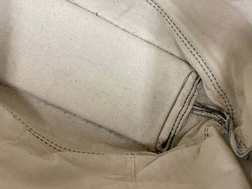 Borsone Billy Kirk denim righe pelle cotone borsone medico strumento weekend - Foto 13 di 14