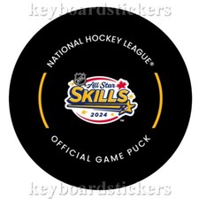 2024 ALL STAR SKILLS TORONTO OFFICIAL HOCKEY GAME PUCK w/CUBE -FEBRUARY 2-3,2024