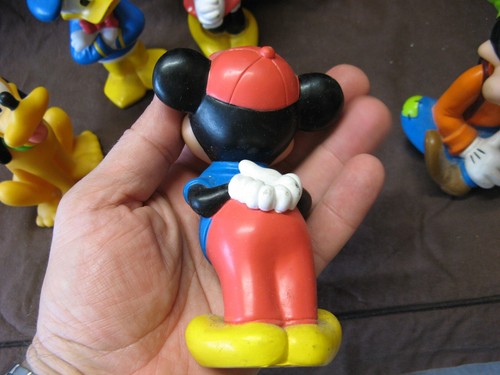 Lot 5 figurines Disney Pouet Minnie, Mickey, Donald, Pluto et Dingo Eurodisney - Picture 8 of 19