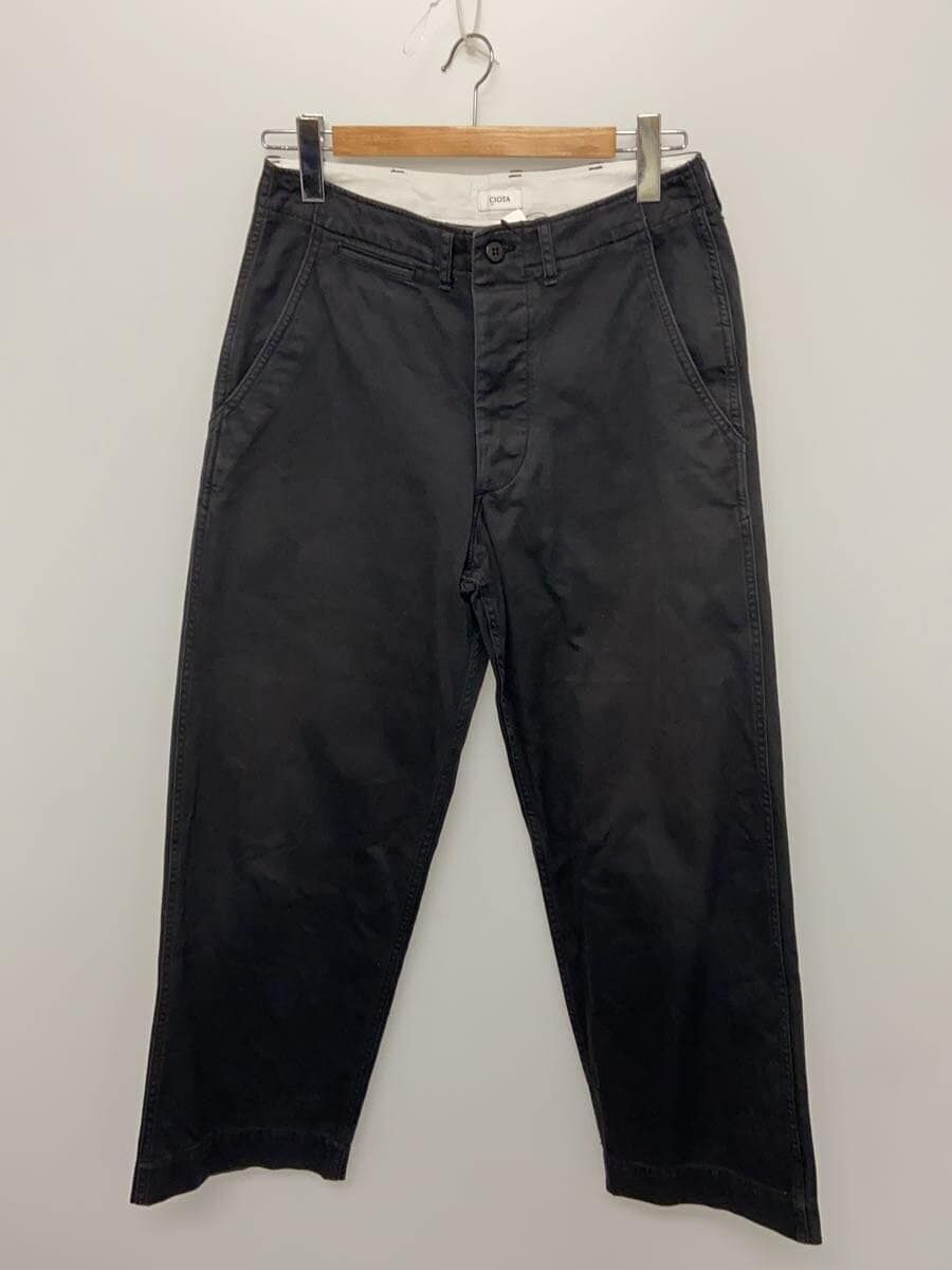 CIOTA straight pants 4 cotton Black PTLM-102M subin weapon chino 