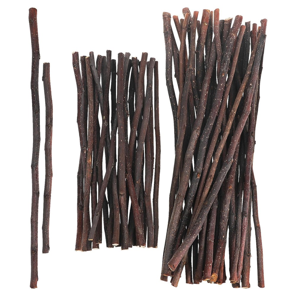 Craft Sticks, 50Pcs Wood Sticks Twigs for Crafts Wood Craft Sticks Log Sticks...