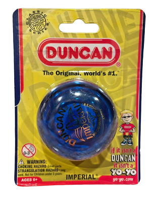 Duncan Imperial Yo-Yo Child Adult Classic Sport Toy Hobby New in Package Blue