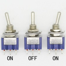 Toggle switch 3 pin on off on SPDT 6A 125VAC/3A 250VAC