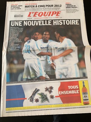 L'Équipe Du 19 Mai 2004 : Finale Coupe UEFA Marseille - Valence CF - Édition Originale