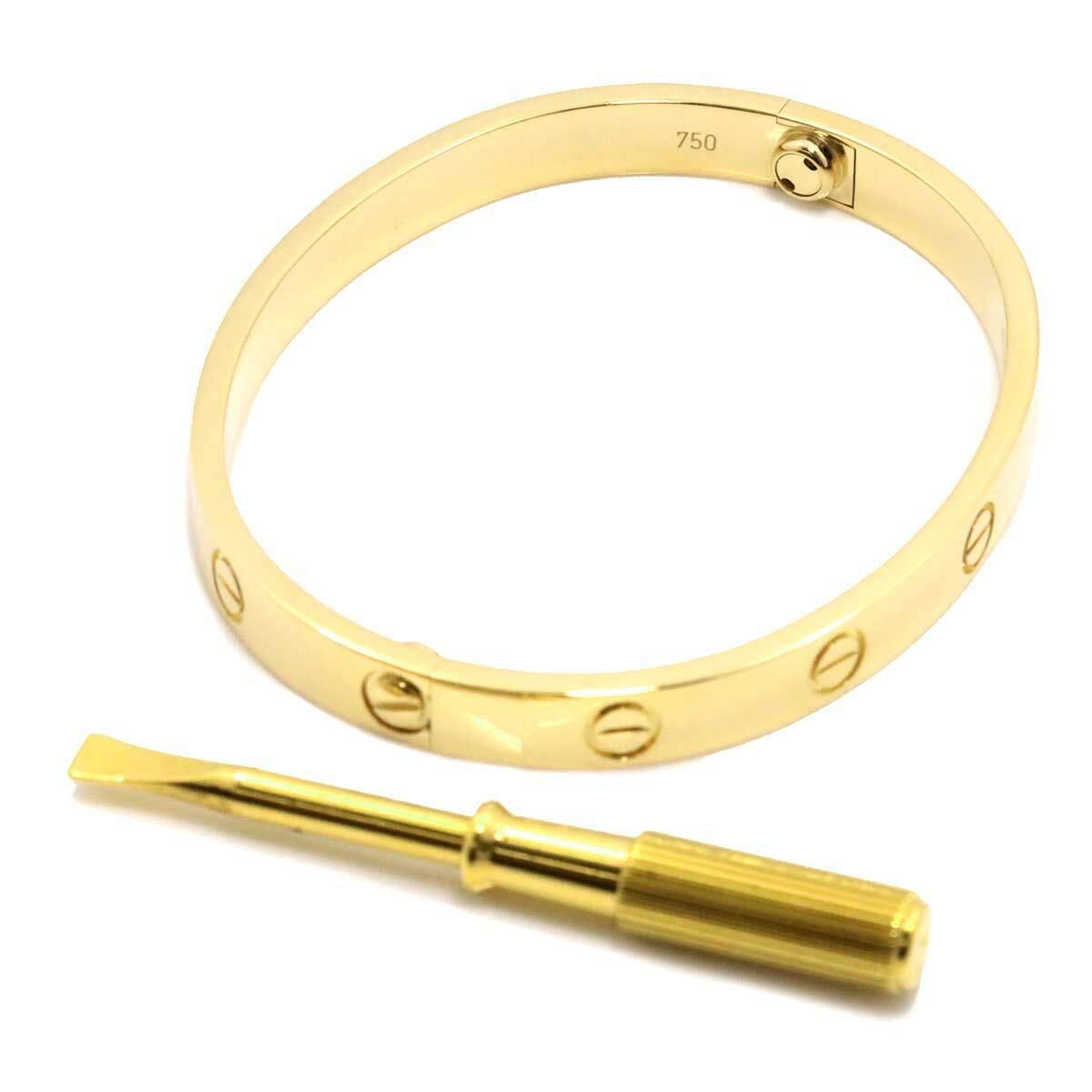 Cartier 750ノベルティー ゴールド バングル TRINITY（Cartier） カルティエ バングル レディース トリニティ