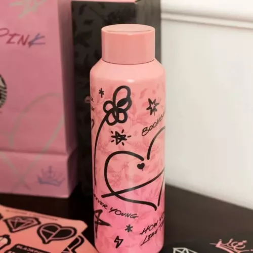Neu!! Blackpink x Starbucks Edelstahl Vakuumbecher Thermoskanne mit Geschenkbox HEISS - Bild 8 von 9