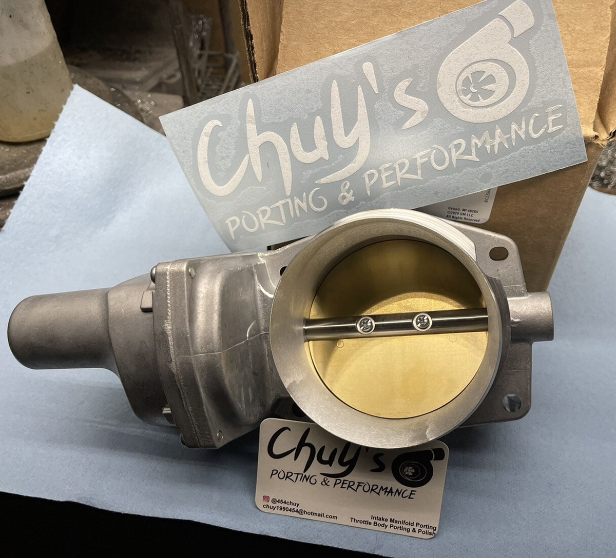 19420707 PORTED LS3 90MM Throttle Body Bolt On 07-13 GM Trucks L99