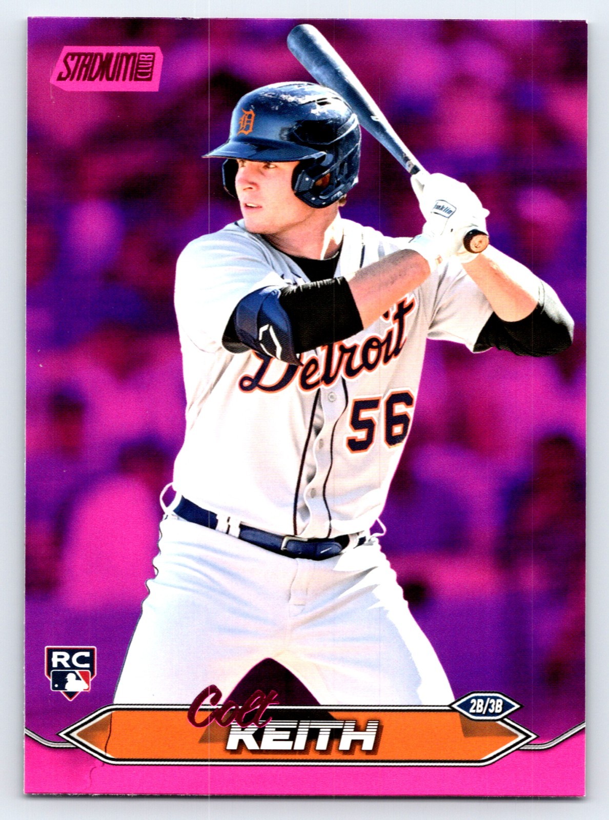 2024 Topps Stadium Club - Colt Keith #36 Pink Foil (RC)