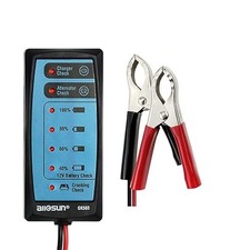 12V Car Battery Tester Mini Charging System Analyzer, Fast Check Vehicle Alter