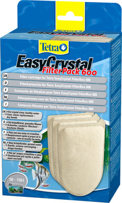 Tetra EasyCrystal FilterPack 600 Filtermaterial 3er Pack Innenfilter