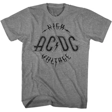 AC/DC High Voltage Rock and Roll Music Band T-Shirt