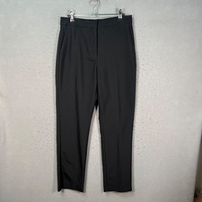 Mango Selection Womens Size 4 Black Slim Fit Trousers Dress Pants