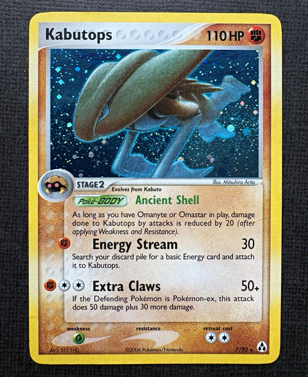 Pokemon TCG Kabutops 7/92 EX Legend Maker Holo Rare English 110 HP