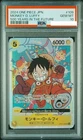 2025 ONE PIECE PRB02 JP MONKEY D. LUFFY PSA 10 Op07-109 Japanese #109 JAPAN