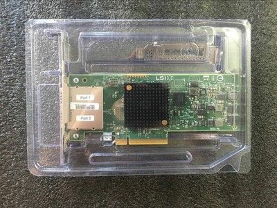 LSI SAS9207-8e 8-Port PCIe IT Mode 9207-8e SAS 6Gb/s External HBA RAID Card #cv