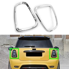 Jeu de couvercles de feux arri??re argent ABS pour Mini pour Cooper 2 pi??ces po