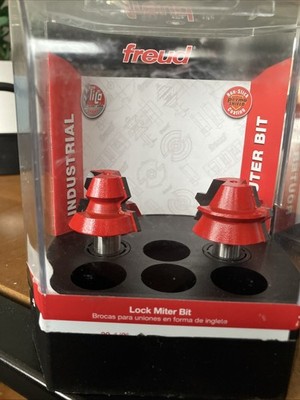 Freud 99-043 Lock Miter Bit Router Set