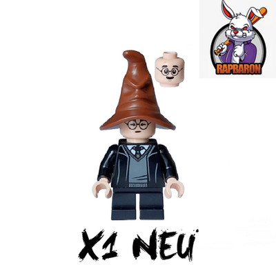 Lego  Harry Potter + Sprechender Hut   Sorting Hat   Minifigur   hp466   Neuware