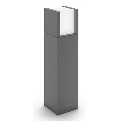 PHILIPS Arbour LED Wegeleuchte 220V 3,8W 3000K 800lm Sockelleuchte Alu anthrazit