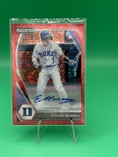 2021 Panini Prizm Draft Picks - Ethan Murray #PDP147 Red Donut Circle Prizm...