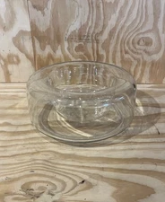 Vintage glass bowl by Charles Pfister for Knoll International