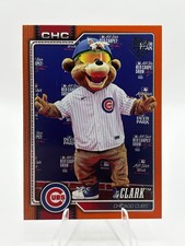 Clark 2026 Topps Series 1 Mascot Orange /25 #M-18 Cubs Celebration