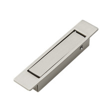 Concealed Flush Pull Handle 90mm Satin Nickel for Professional Door Finishes