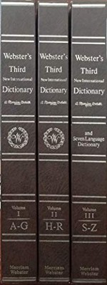 Webster's Third New International Dictionary: Of the...