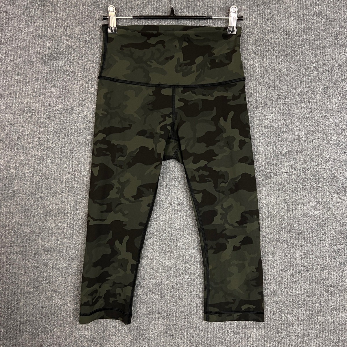 Lululemon Align Crop Leggings Camo High Rise Size Athletic