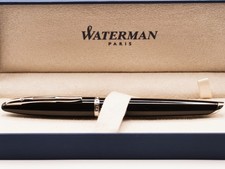 Waterman Carene Black Sea Fountain Pen 18 kt F gold nib