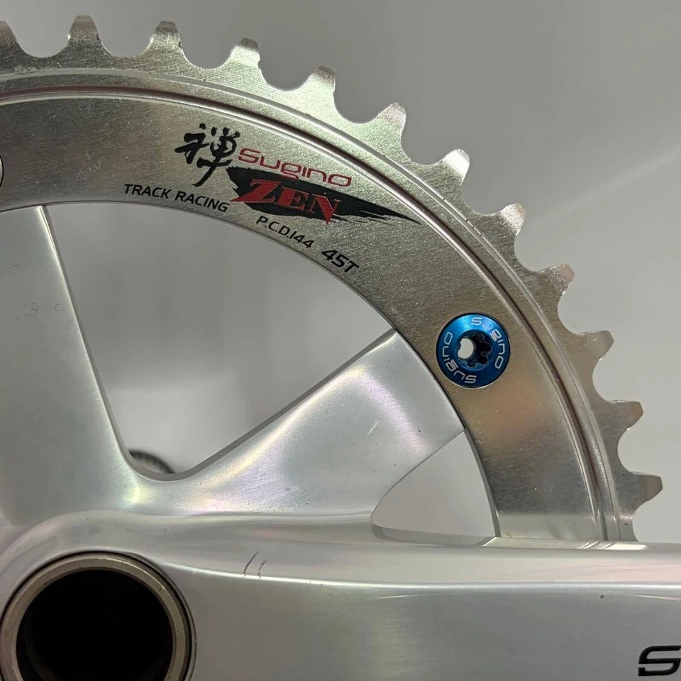 Pédalier sur chenilles Sugino 75 DD 170 mm ZEN144 45T plateau BB inclus - Photo 4/4