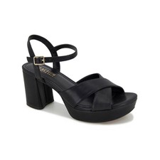 Women's Kenneth Cole Reaction Reeva Criss-Cross Platform Sandals Black