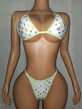 Exotic Dancewear Rave Outfit Size Small Coverage Thong Set