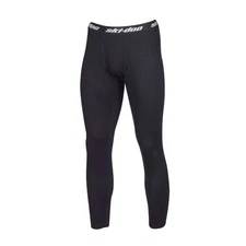 Ski-Doo Mens Black Thermal Base Layer Bottom Warm Polyester Soft Pants