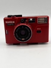 Appareil Photo Argentique Konica C35 EF3 Rouge Objectif Hexanon 35mm F2.8