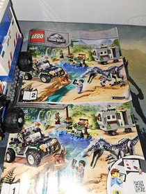 Huge LEGO Jurassic World Set Lot Open with Minifigs and All Parts